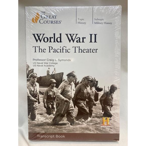 Great Courses World War II Pacific Theater 4 Discs & Guidebook Transcript - Picture 6 of 7
